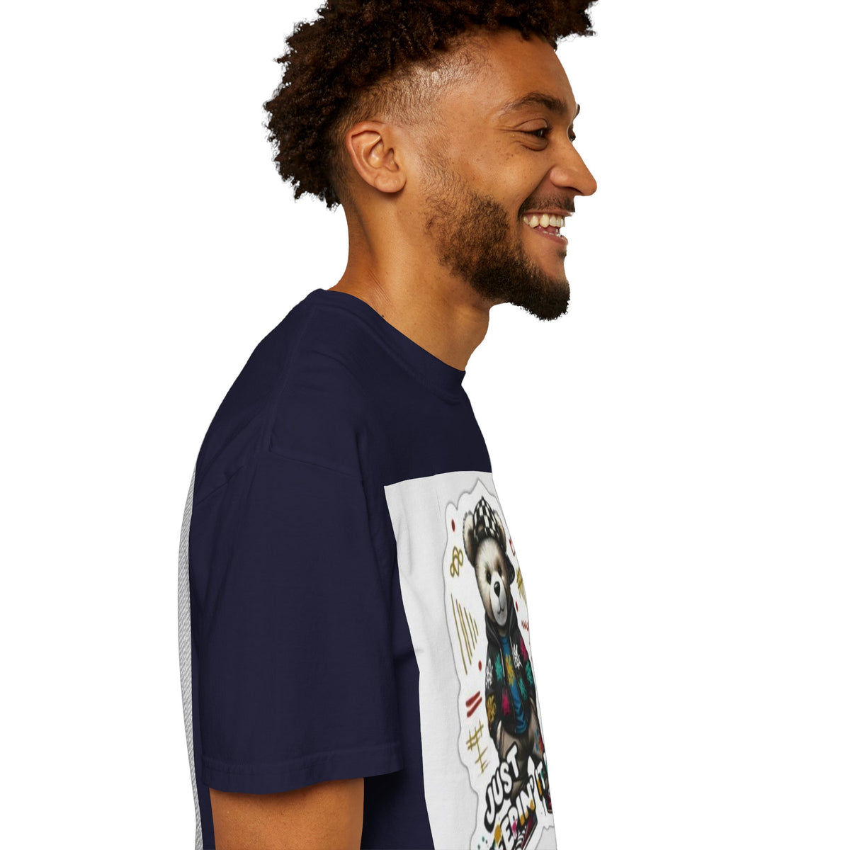 Bear Graphic T-Shirt — 'Just Keepin' It Real' Streetwear Tee