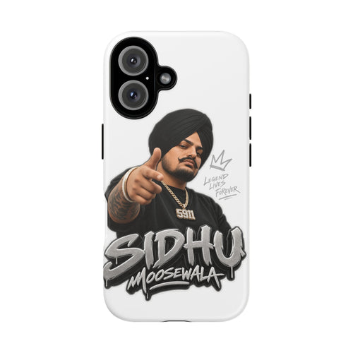 Artist Tribute Phone Case - 'Sidhu Moosewala' Graphic Tough Case