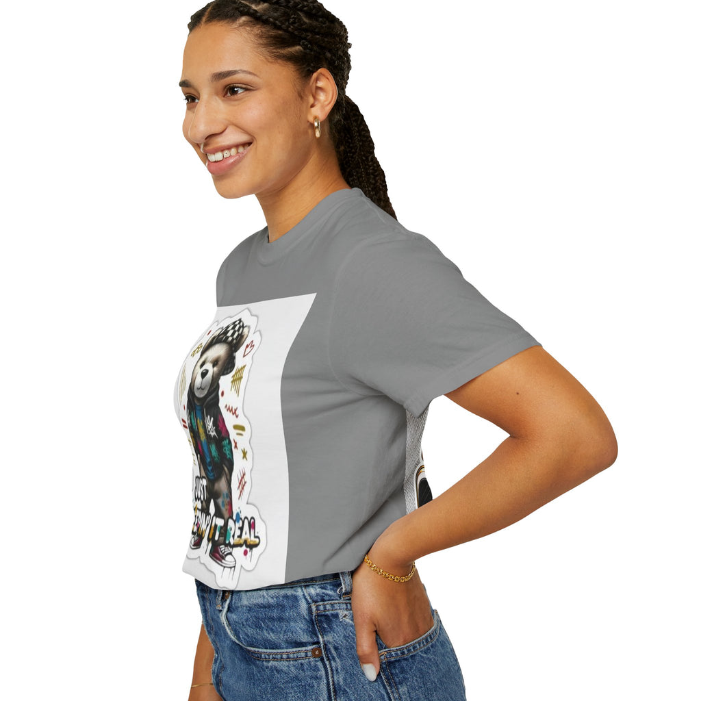 Bear Graphic T-Shirt — 'Just Keepin' It Real' Streetwear Tee