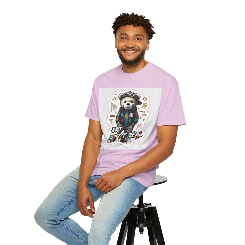 Bear Graphic T-Shirt — 'Just Keepin' It Real' Streetwear Tee