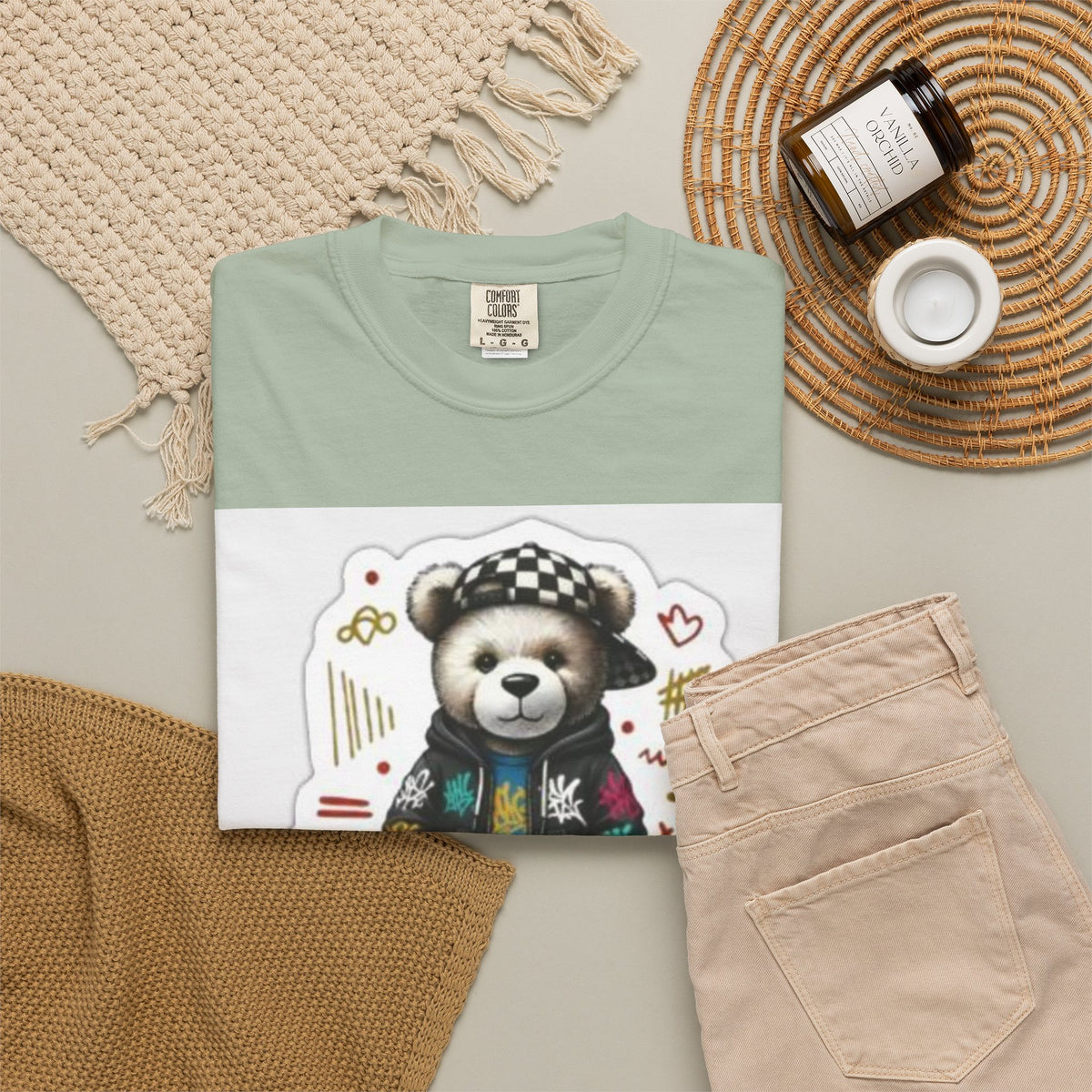 Bear Graphic T-Shirt — 'Just Keepin' It Real' Streetwear Tee