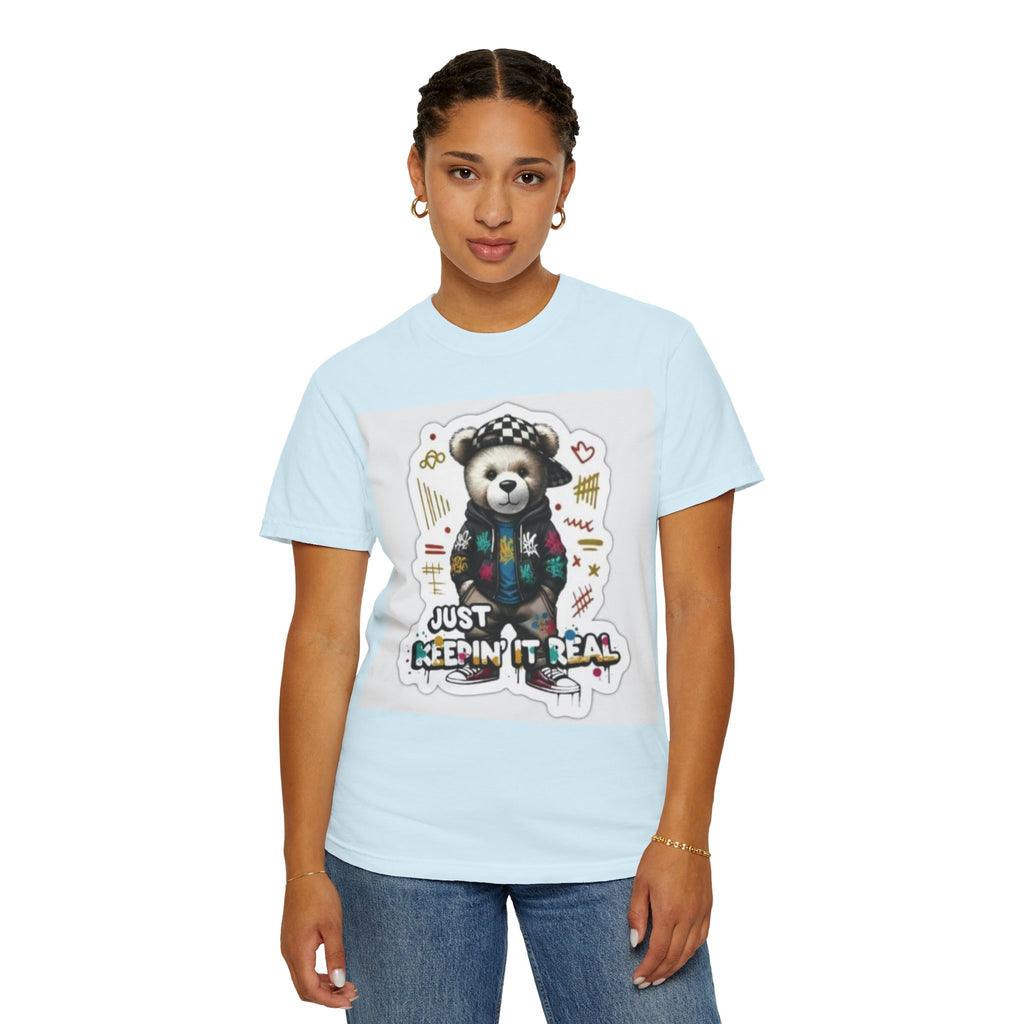 Bear Graphic T-Shirt — 'Just Keepin' It Real' Streetwear Tee